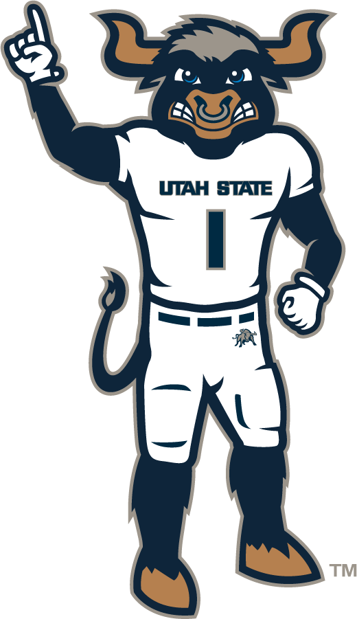 Utah State Aggies 2018-2019 Mascot Logo v4 iron on transfers for clothing